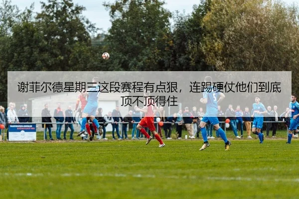 谢菲尔德星期三这段赛程有点狠，连踢硬仗他们到底顶不顶得住
