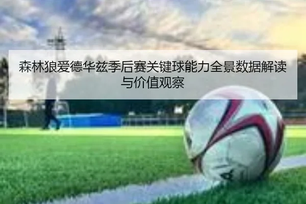 森林狼爱德华兹季后赛关键球能力全景数据解读与价值观察